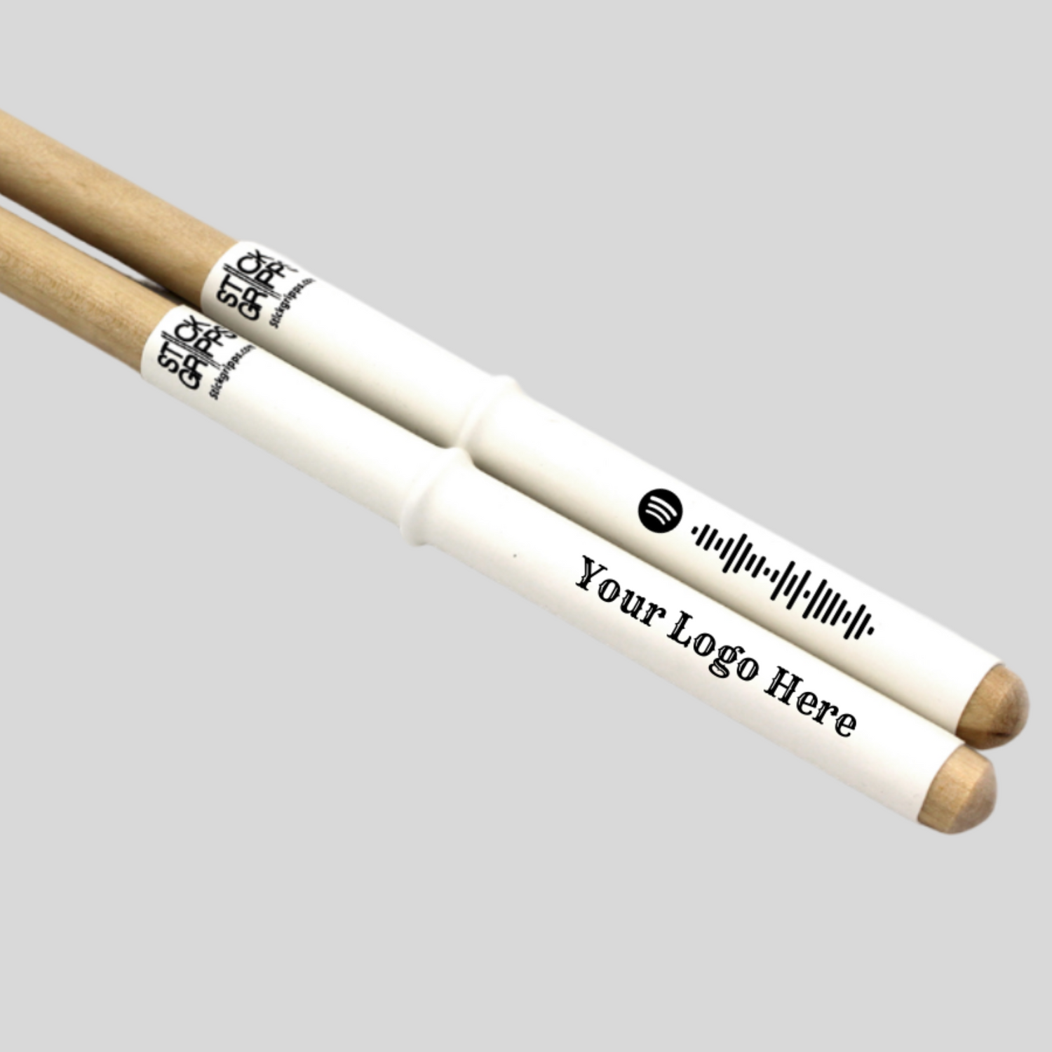 Stick Gripps Drumstick Grips, Anti Slip Drumstick Wrap for Drumming,  Adjustable Stick Rings Personalized Fit (Clear)